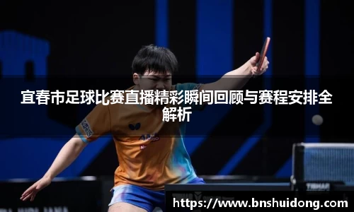 宜春市足球比赛直播精彩瞬间回顾与赛程安排全解析