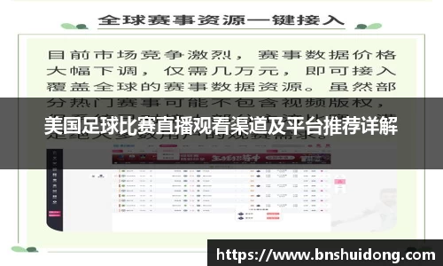 美国足球比赛直播观看渠道及平台推荐详解